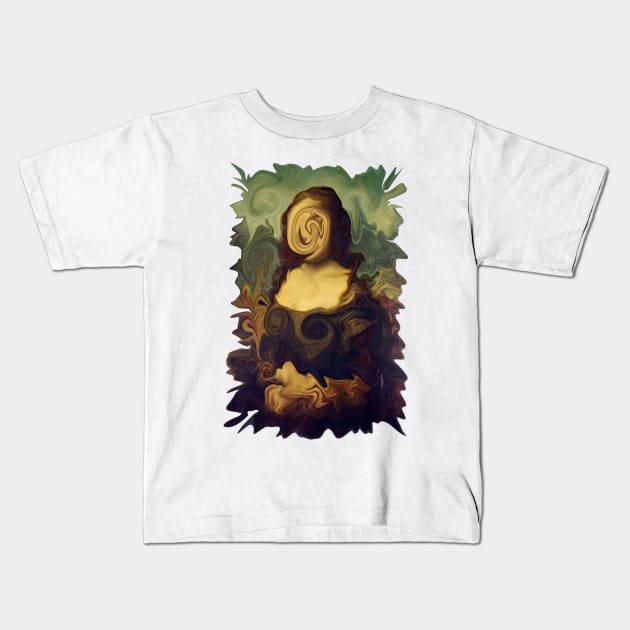 Mona Lisa Twirl OG Kids T-Shirt by CharlieCreator